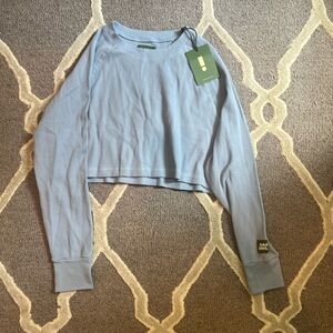 Daily drills cropped thermal long sleeve